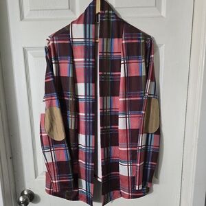 Women's Boutique Open Front Shirt Cardigan Sz XL